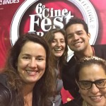 Nossos 2 amados produtores Ceci e Thiago com Viviane B. Spinelli e Adriana Dutra.