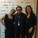 Nosso amado curador Dolino com Adriana Dutra, Luiz Dolino e Viviane B. Spinelli.