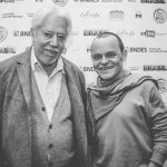 Cocktail de abertura na Embaixada Brasileira - homenageado - diretor e produtor Luis Puenzo e Matheus Nachtergaele
