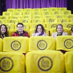 Equipe feliz e convidada ilustre Flavia Guimaraes