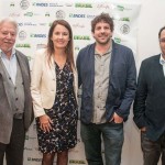 Cocktail de abertura na Embaixada Brasileira - homenageado - diretor e produtor Luis Puenzo, Viviane Spinelli e diretores Paulo Henrique Fontenelle e Paulo Machline